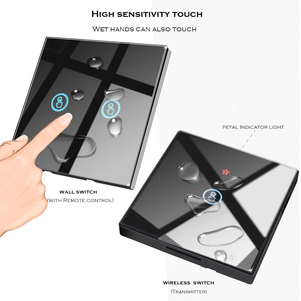 Wholesale Customization of High-Quality Touch Sensitive Silk Screen Printed Glass Switch Panels with Competitive Price