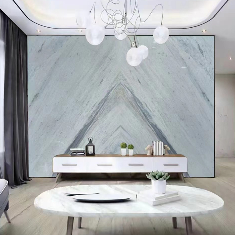 Luxury Crystal Blue Marble Stone for Hotel Decor/Indoor Decoration/Background Wall Slabs