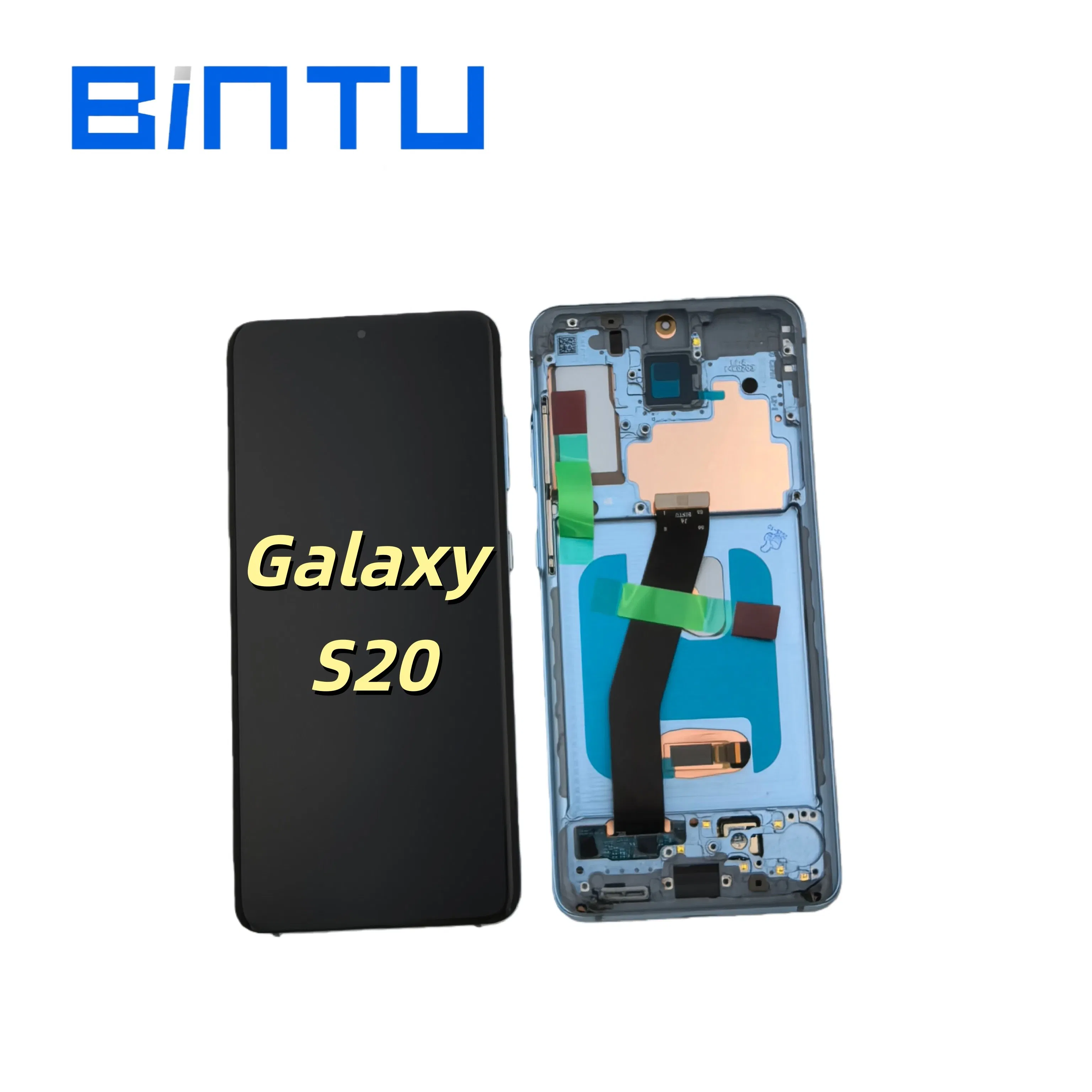 High Precision for Galaxy S20 OLED Display 6.28" with Fingerprint & Face Recognition Original Fit