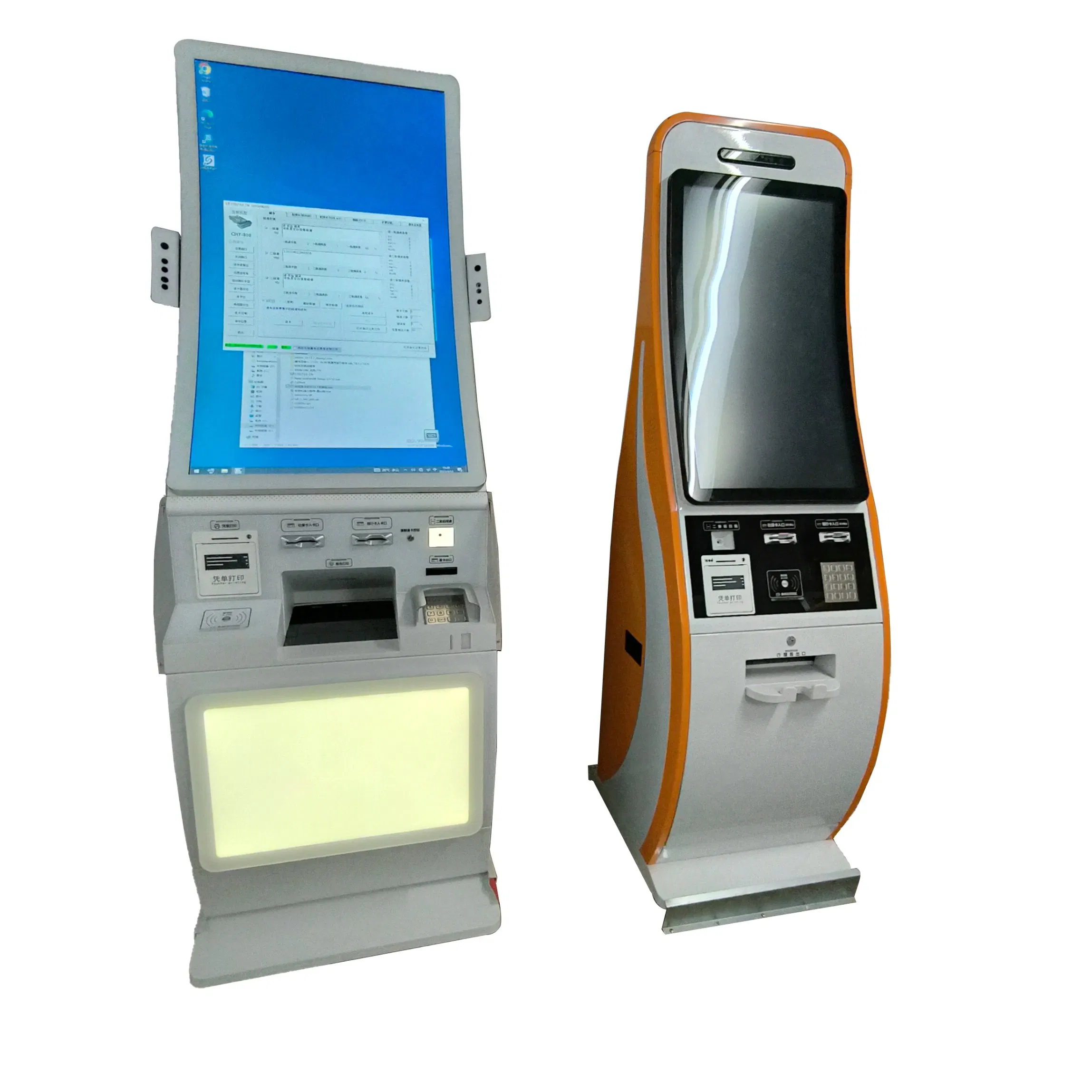 2023 Unique Design Curved Touchscreen ATM Cdm Cash Deposit Machine