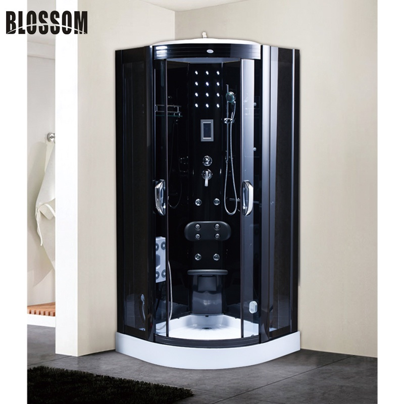 Factory Sanitary Ware Computerized Glass Cabin Massage Steam Bathroom Showers