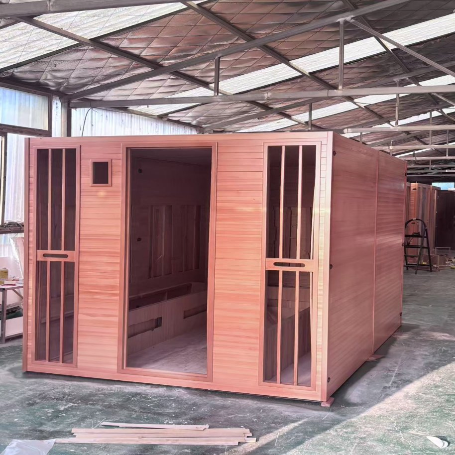 Ape Fitness Customization Sauna Room Wooden Steam Sauna Cabin Customizable Size