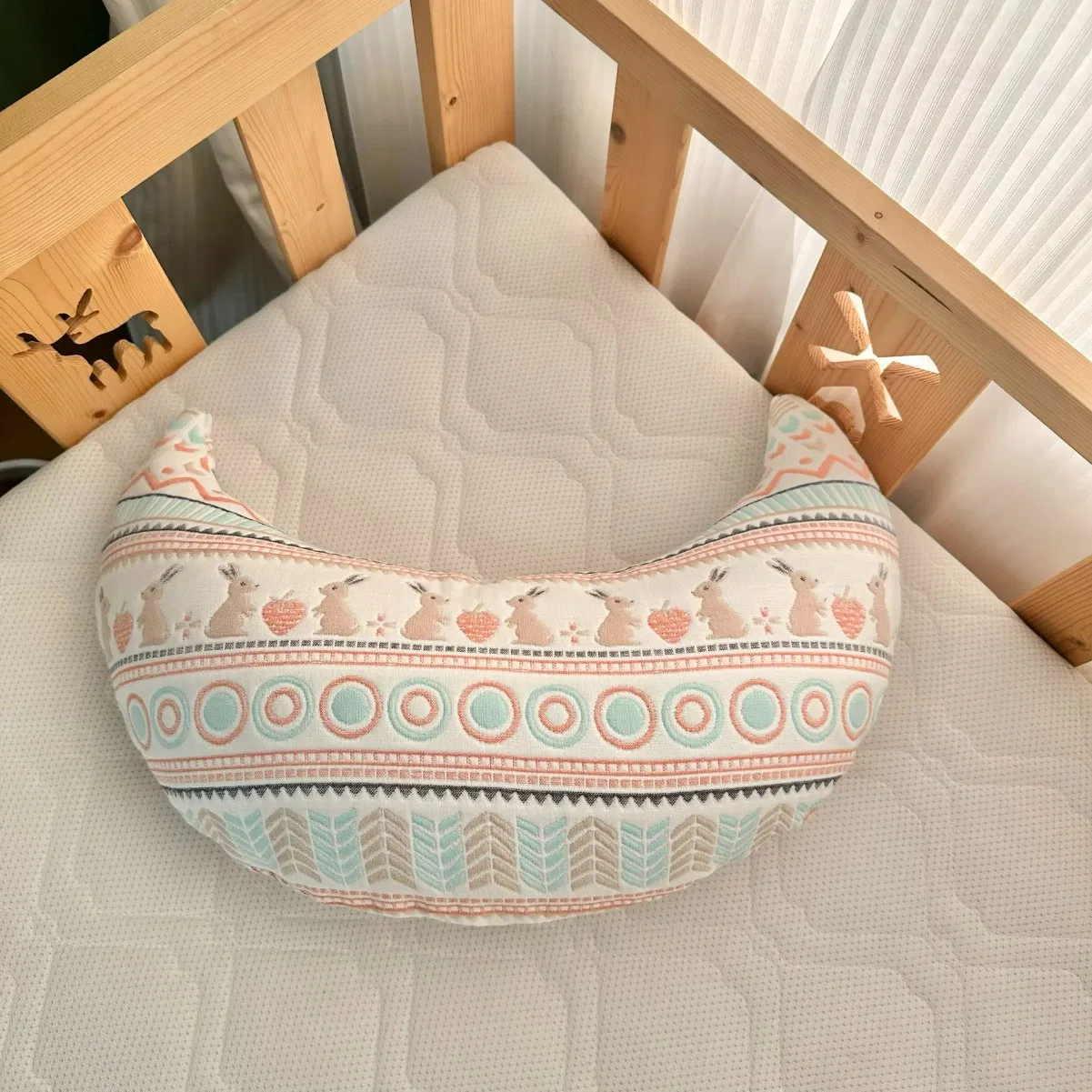 Baby Pillow Bamboo Skin-Friendly Fabric Filled with Down Cotton