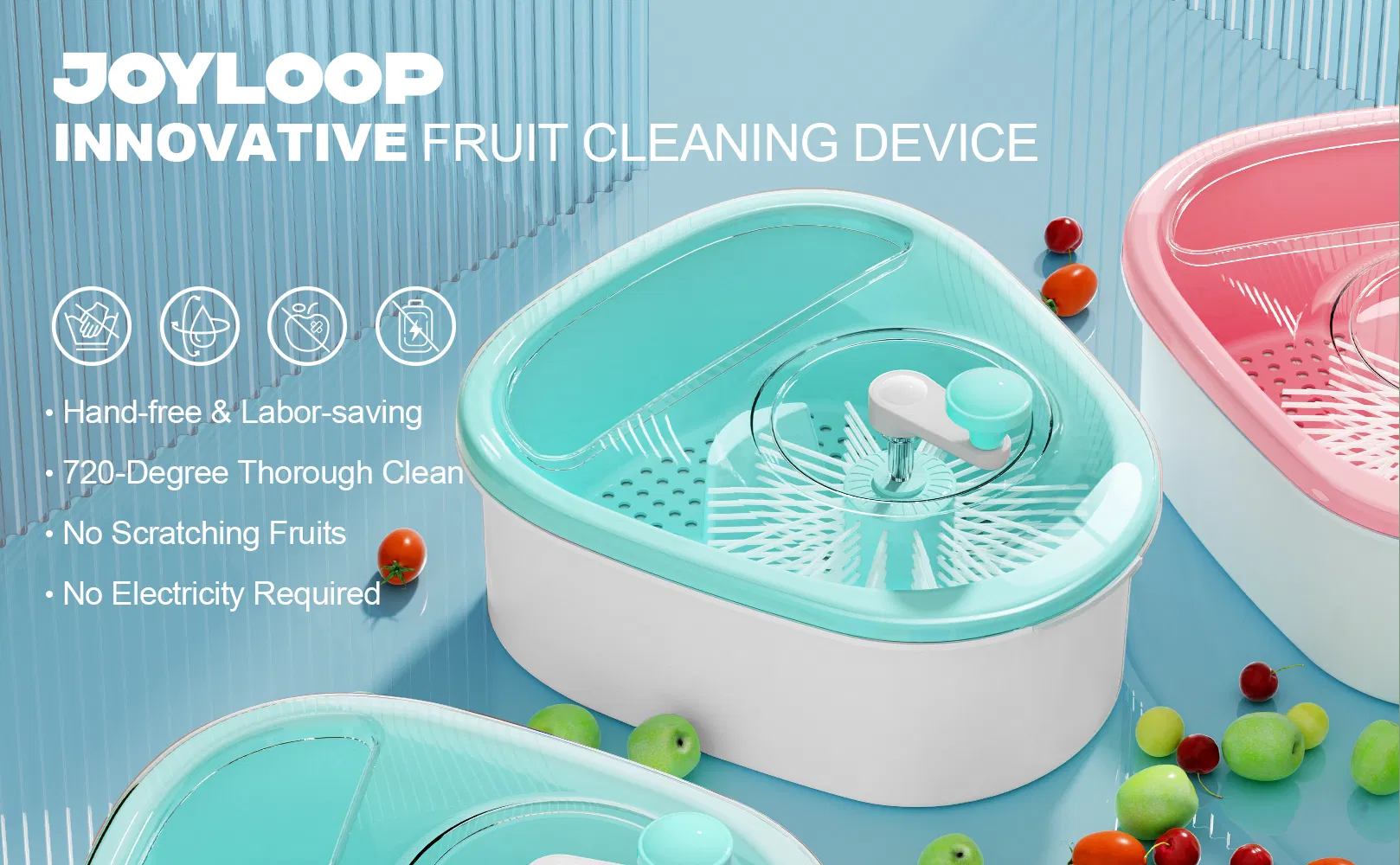 Fruit Cleaning Tool Joyloop 3 Bosheng