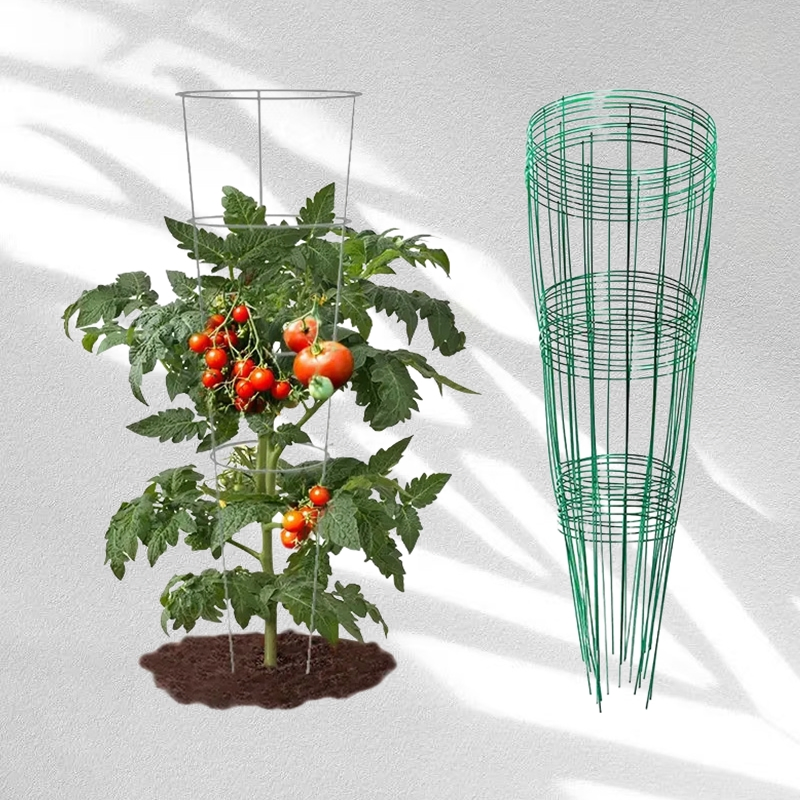 Decorative Flower Pot Support Frame with Vertical Support for Indoor Plants and Horizontal Support for Outdoor Plants
