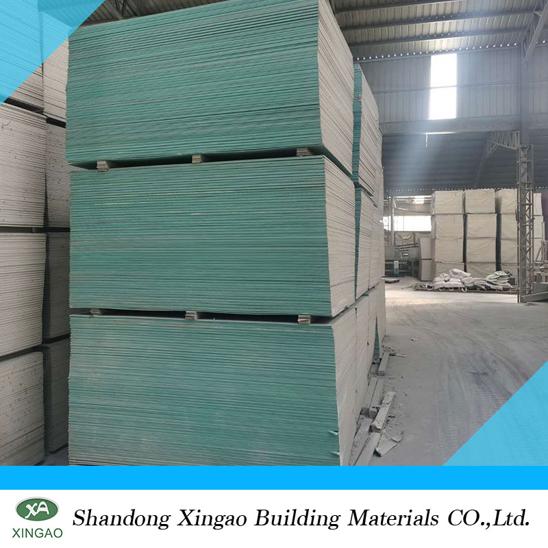Moisture Resistant Gyspum Board for Ceiling and Partition