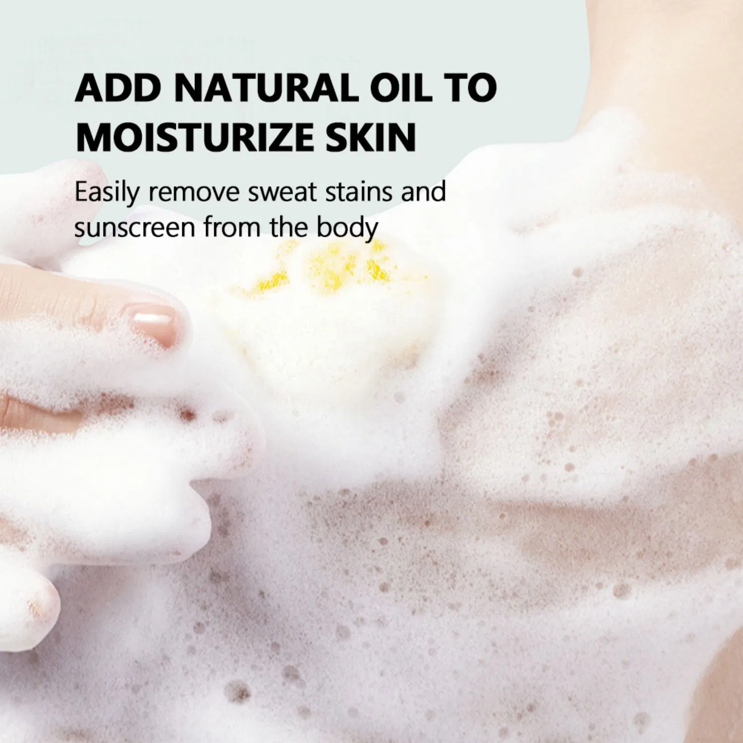 OEM 350ml Organic Body Wash Lightening Whitening Cleaning Foaming Mousse Shower Gel