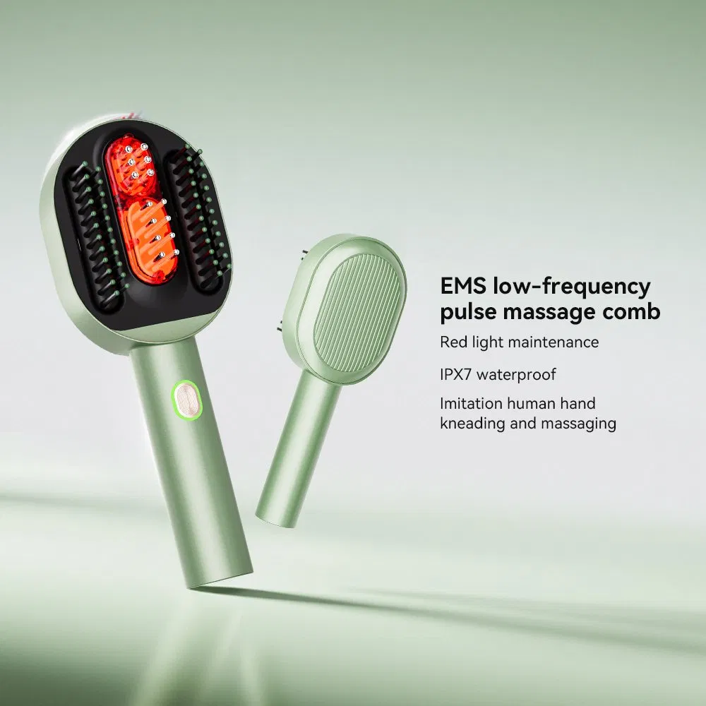 Электрический массажер для головы Baichang с EMS и красным светом