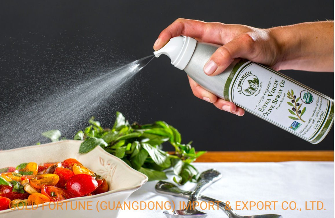 Spray Head Actuator and Cap for Edible Oil Spray with Food Grade Certificates