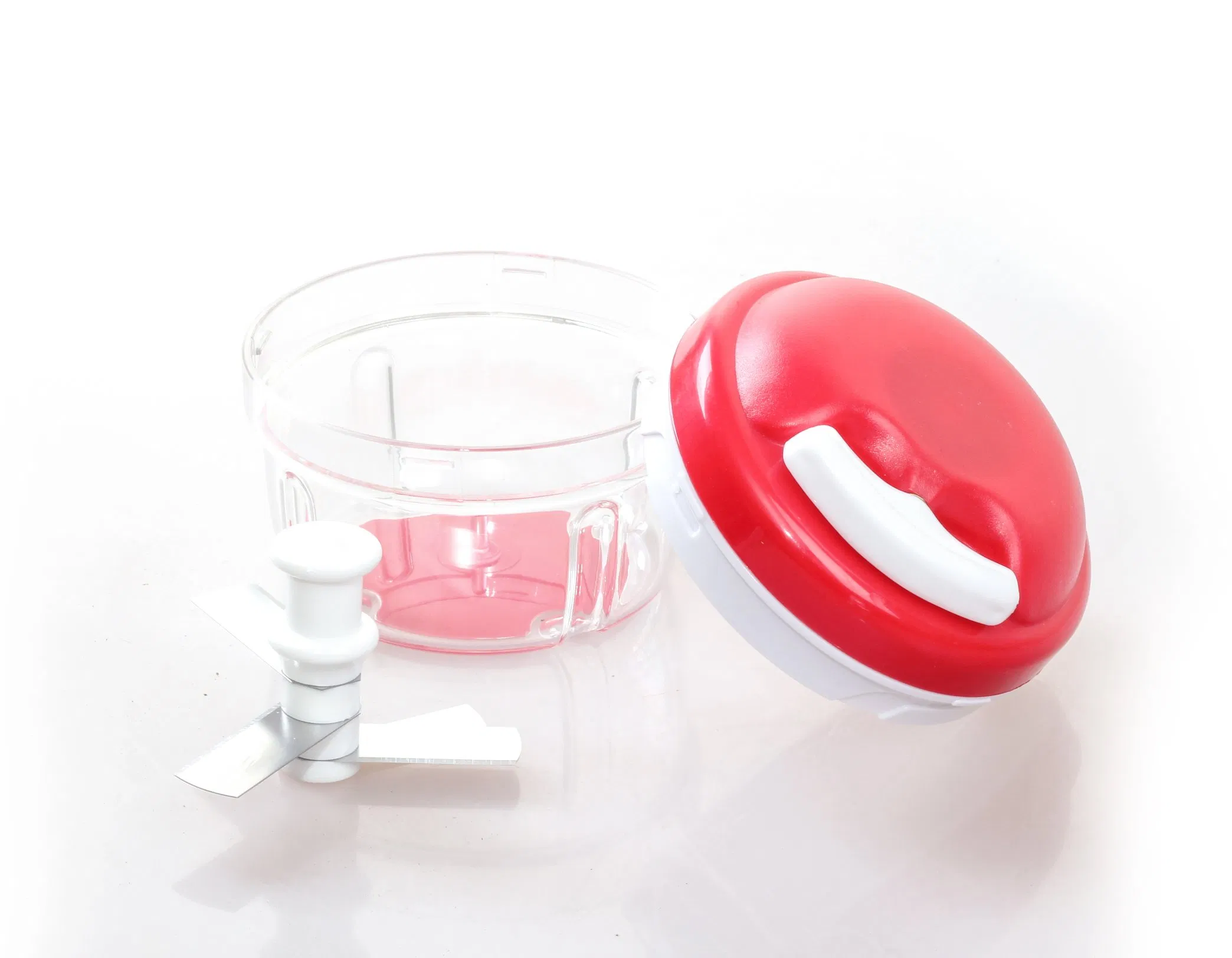 Vegetable Cutter Kitchen Gadget 330ml Mini Size Handy Pull Chopper, String Pulling Food Slicer and Chopper