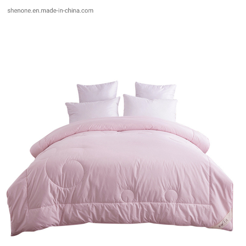 Shenone Wholesale Polyester Quilts Hotel King Bed Microfiber Bed Quilt