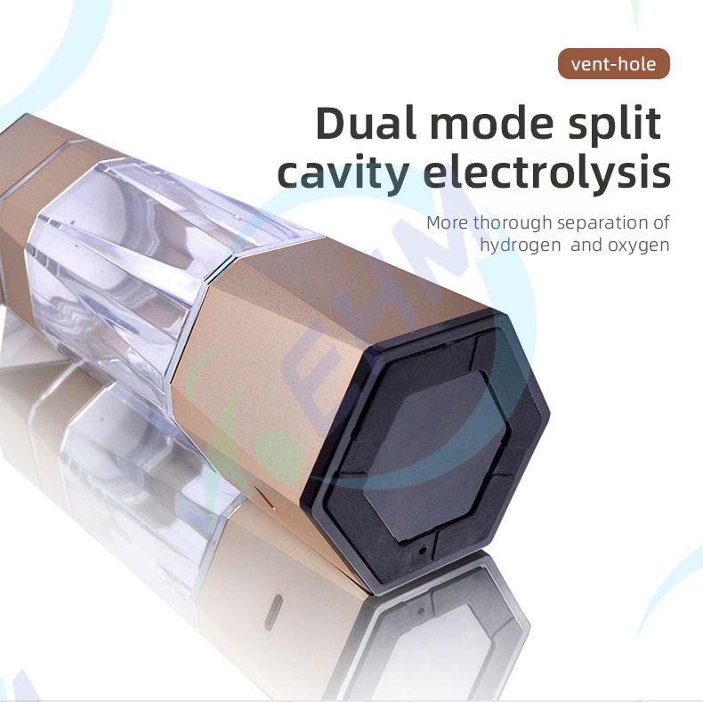 Hydrogen Rich Water Bottle Hydrogen Pem Hydrogen Water Cup 200ml 4000ppb+ Antioxidant Portable Hydrogen Water Flask