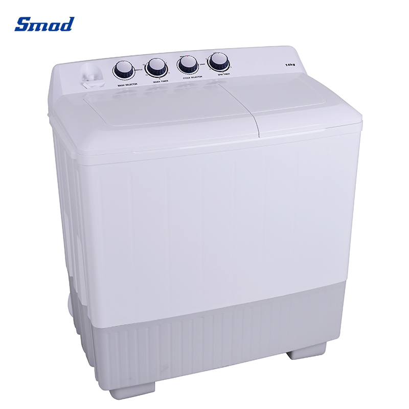 Smad 12kg Home Portable Semi Automatic Twin Tub Washing Machine Washer