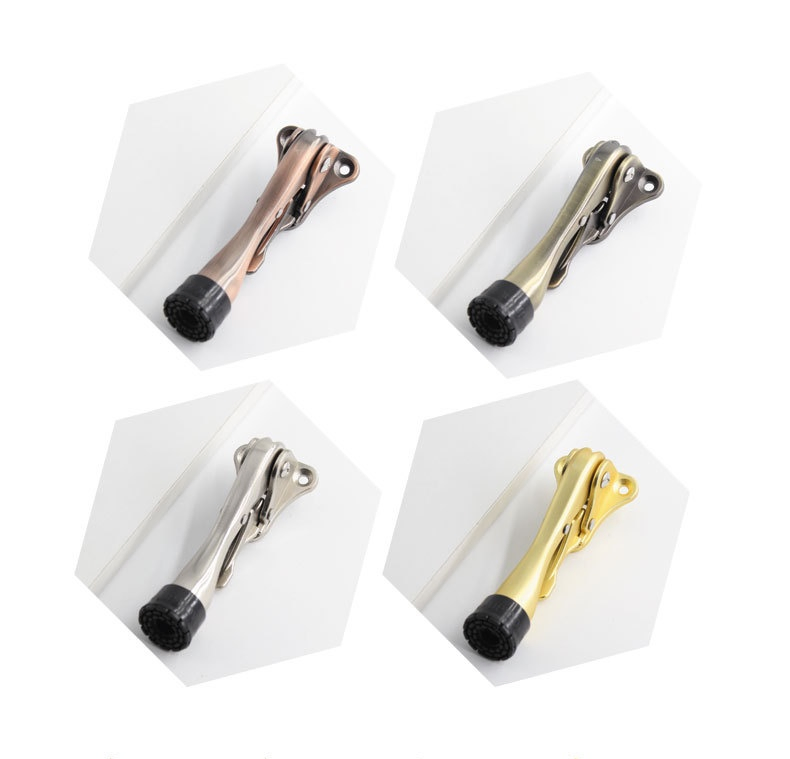 Treadle Type Manufacture High Quality Wooden Door Zinc Alloy Horseshoe Shape Door Suction Stopper for Home Door Bolt