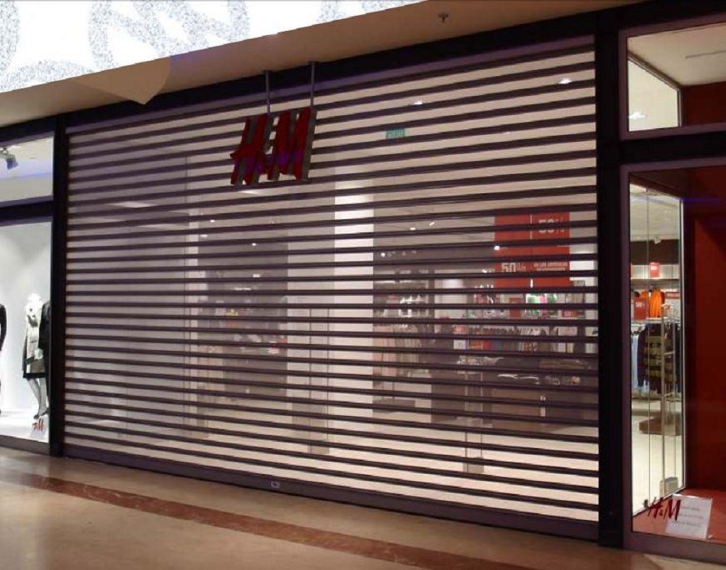 Commercial Visible Security Roller Shutter Door/Galvanized Roller Shutter Door