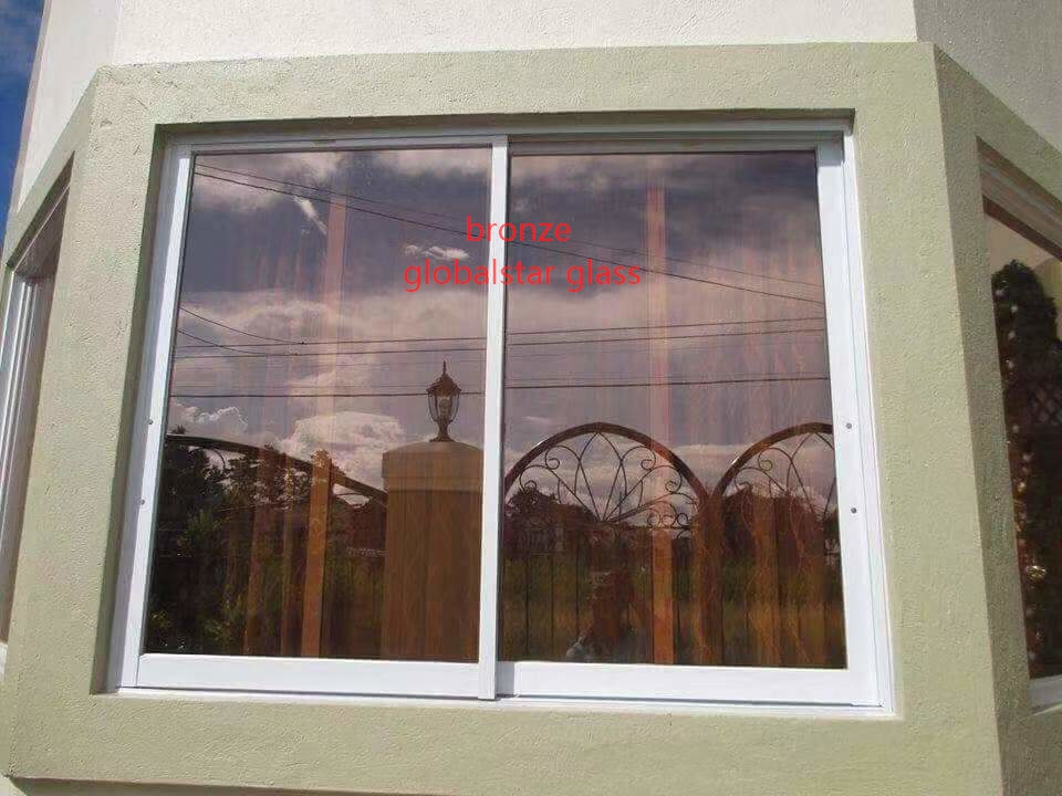 4mm 5mm 5.5mm 6mm Dark Blue/Grey/Green Euro Grey/Bronze Ford Blue Black Pink Sliver Colored Float Tinted Reflective Glass