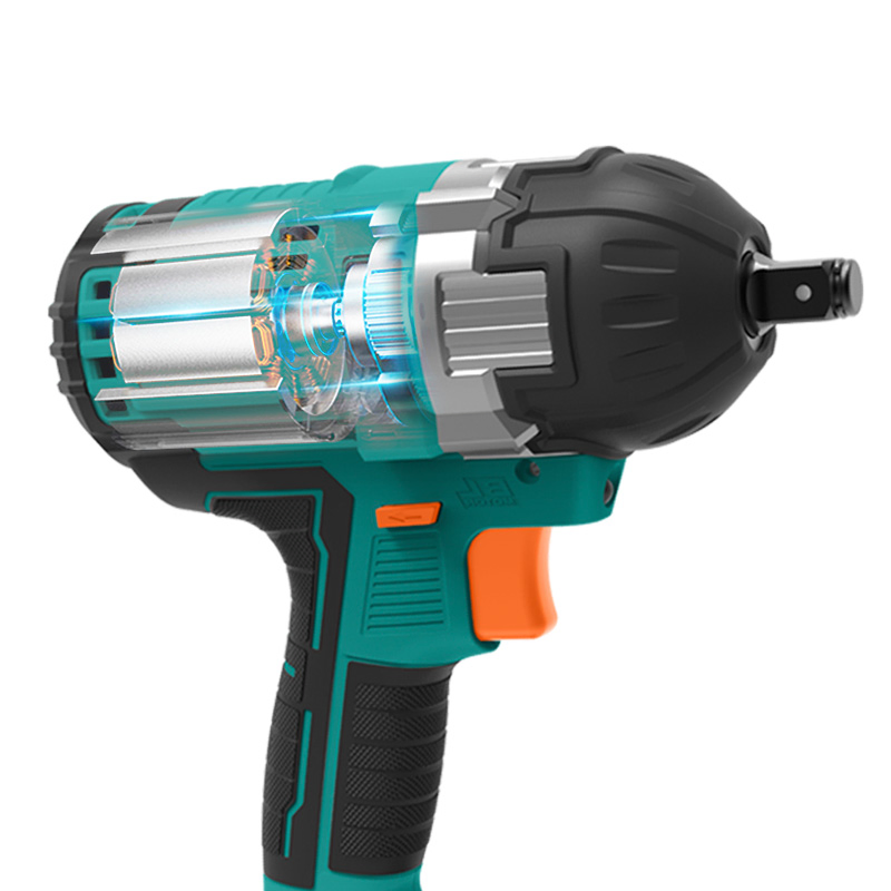 Power Action 20V Brushless Electric Cordless Impact Adjustable Torque Wrench with 500nm