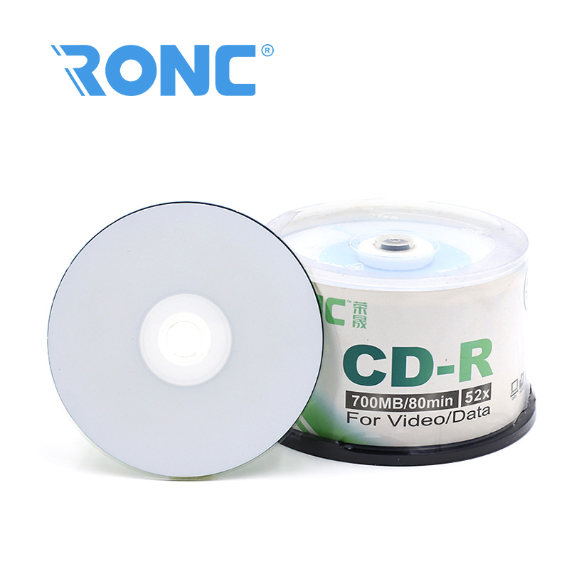 Чистые CD-R диски 50 шт, серебристые, 700MB