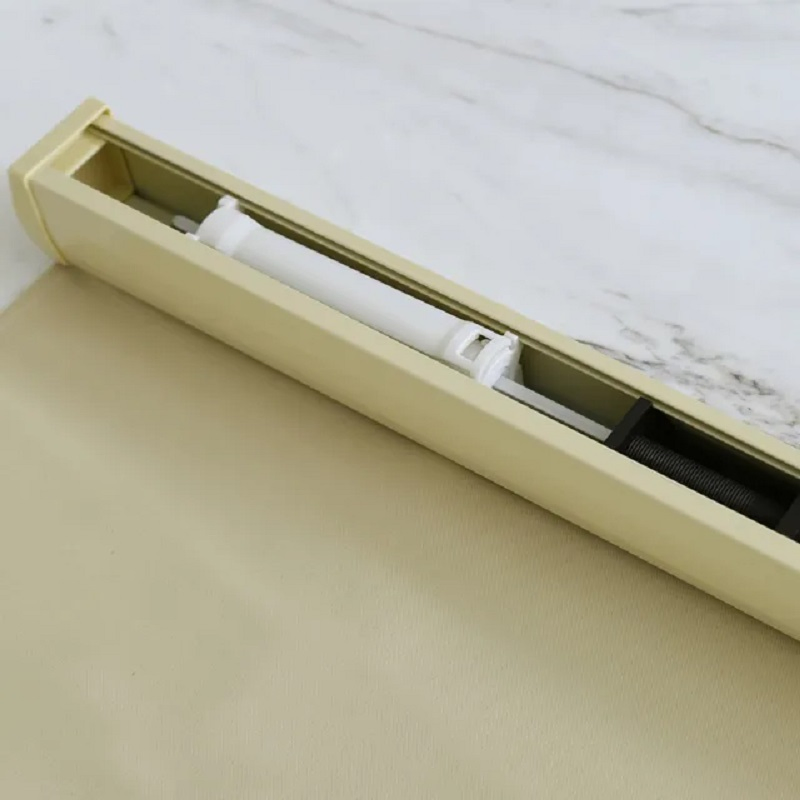 Popular Alexa Remote Control Roman Blinds Motorized Natural Material Roman Shades