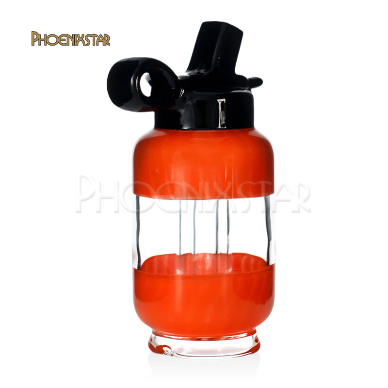 5 Inches Puffco Peak PRO with Mixed America Color Rod Smoking Glass Water Pipe Wholesale