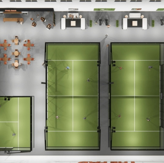 Padel Tennis Court Panoramic Sport Paddle Tennis Court Indoor Outdoor