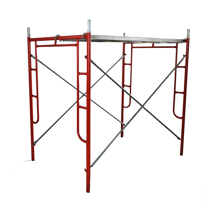 Door Frame Galvanized Steel Layer All Round Scaffolding