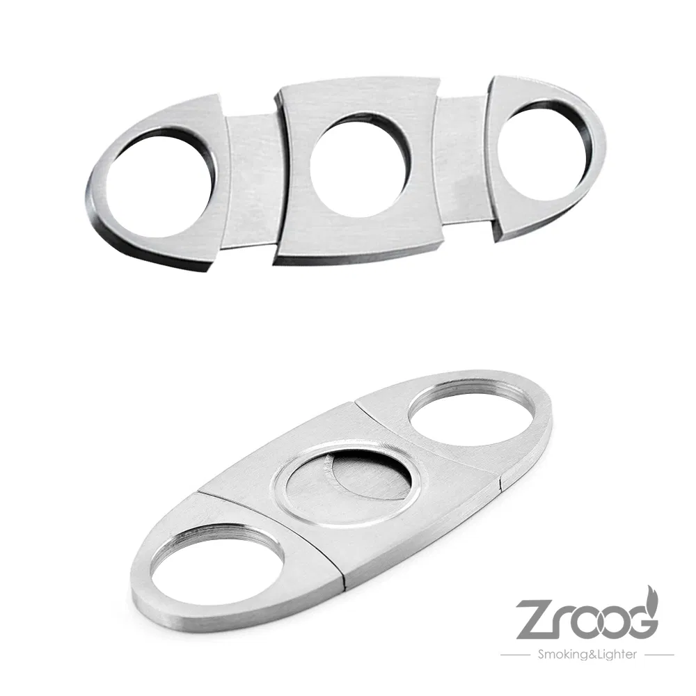 Cigar Holder V Cut Cutter Double Cut Blades Cigar Clipper