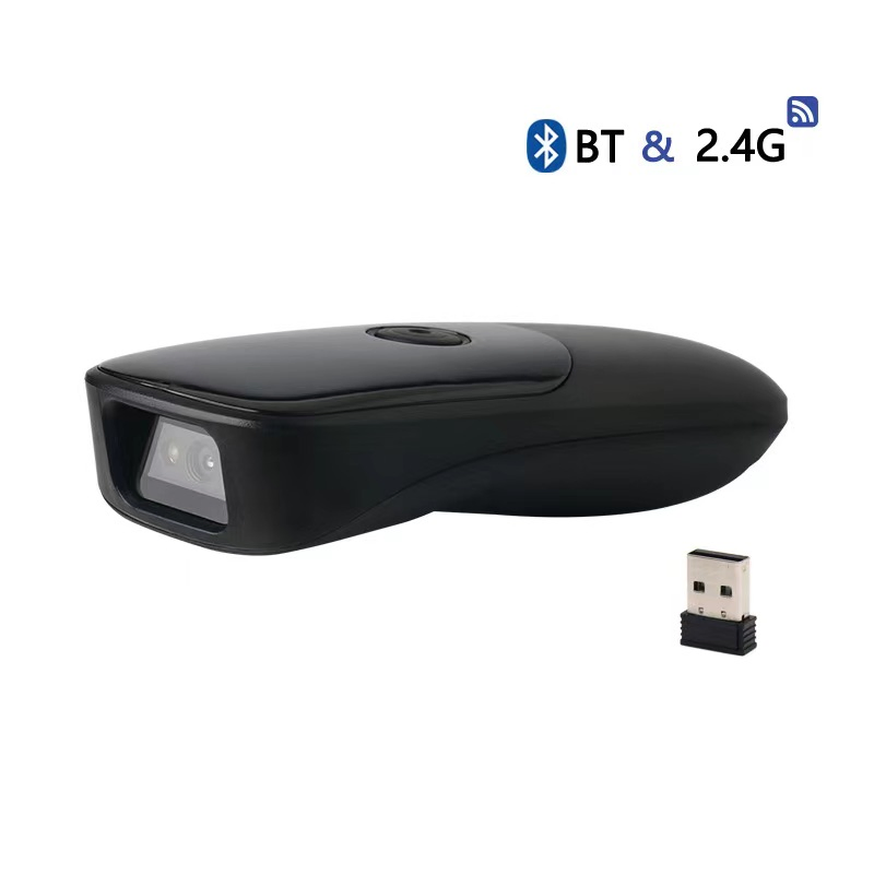 Pocket Size Barcode Scanner Bluetooth Portable Mini Barcode Readers Support Windows/Ios/Android System