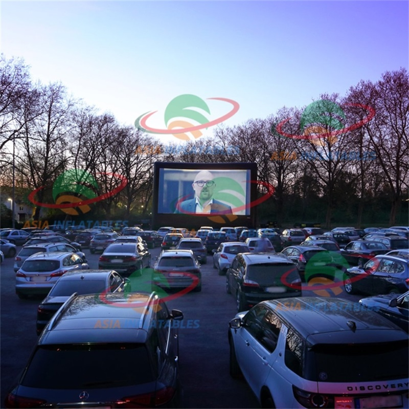 Drive-in Movie Theaters Foldable Inflatable Movie Screen