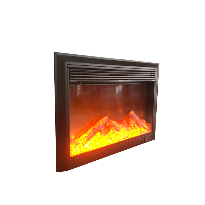 29 Inch 1500W Black Wall Mounted Heated Electric Fireplace (EMP-002)
