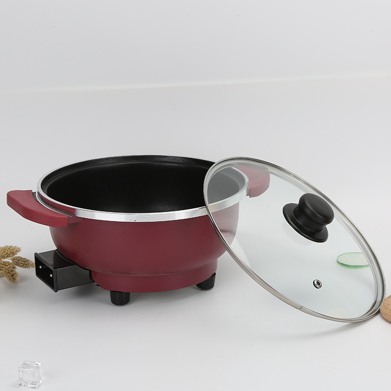 Kroean Kitchen Cooker Mini Nonstick Hot Pot Electric Sauce Pan Cooking Pot