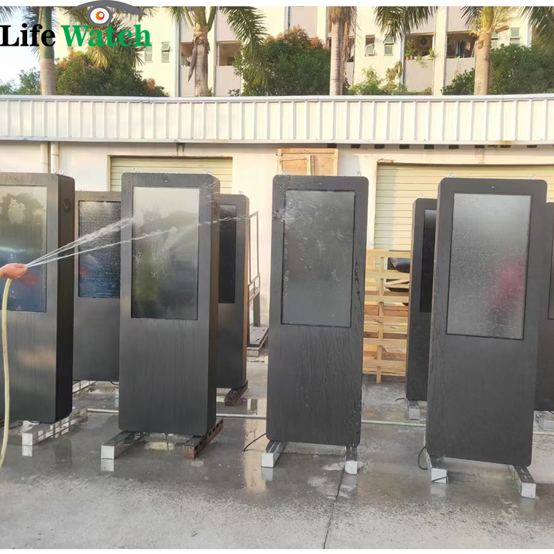 43-Inch Windows System WiFi 4G IP65 Waterproof IR Pacp Touch Outdoor LCD Kiosk Totem Digital Signage TV Player