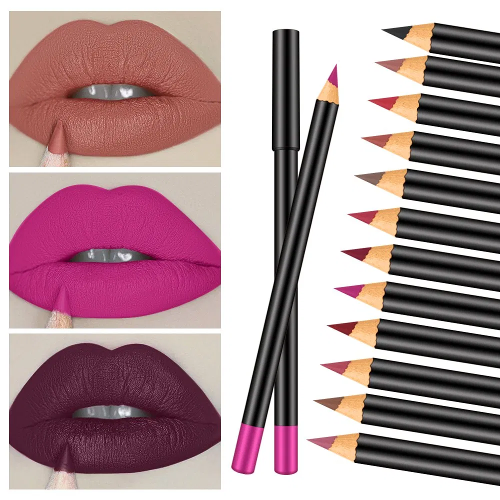 Waterproof Pigments Wholesale Vendor Private Label Vegan Custom Creamy Lipliner