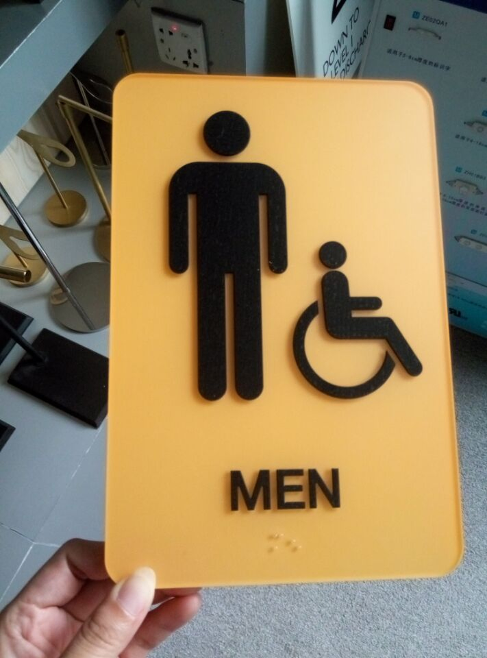 Customized Ada Braille Signs for Public School Billboard Displays