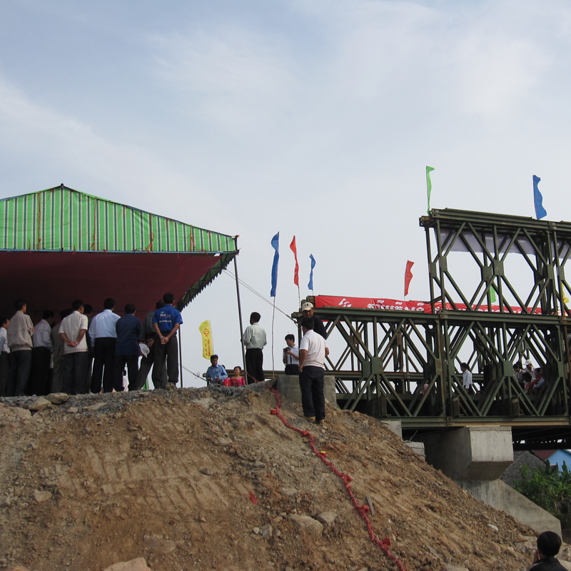 Panel Stand Prefabricated Bridge Manufacturers Portable Steel Construction Rapid Assembly Bailey