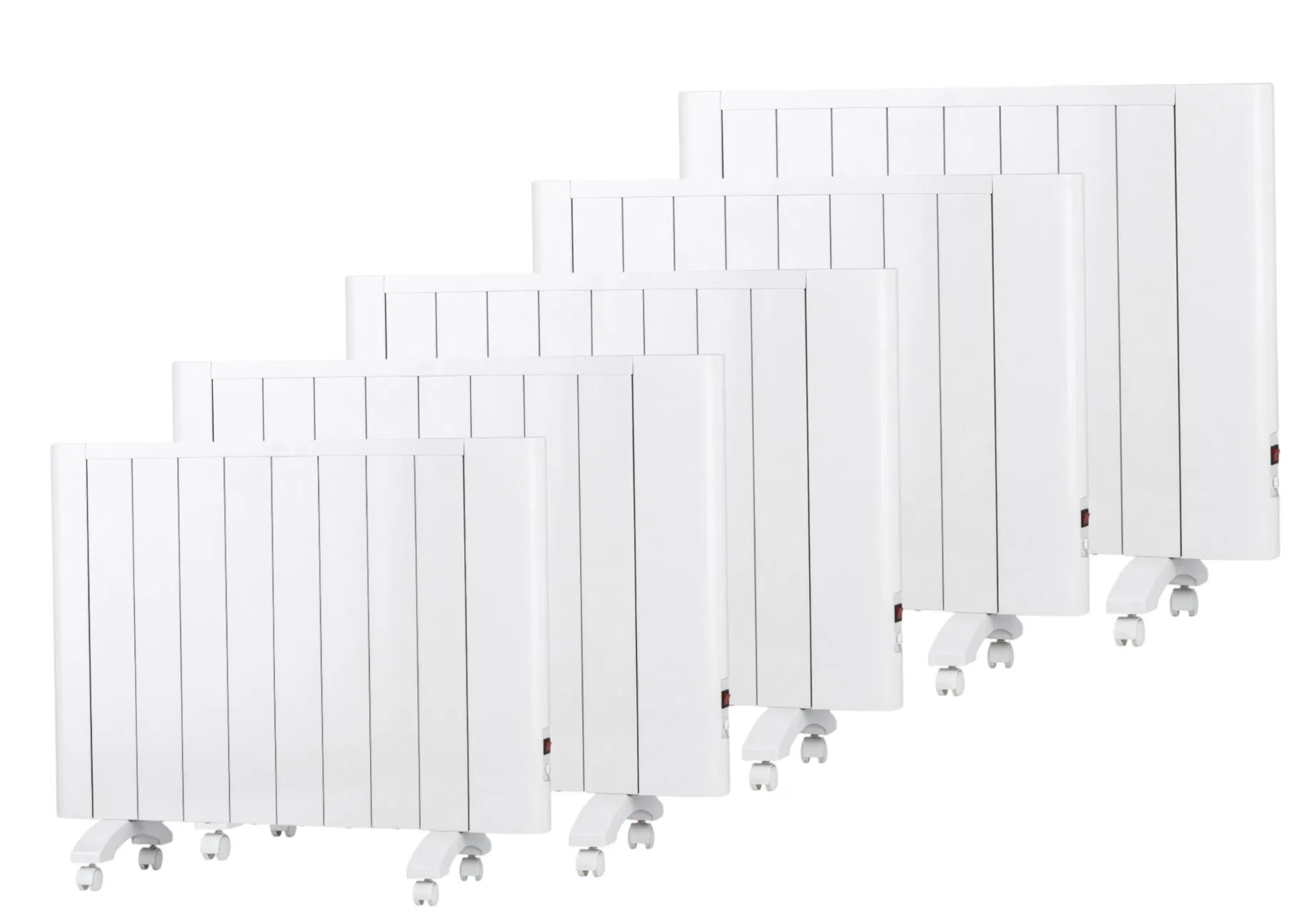 Electric Radiator Low Consumption Ready Warm Thermal 10 Elements 1500W Wall or Stand