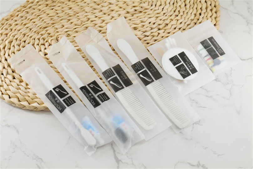 Deluxe Hotel Toiletry Set for Business Travelers with Compact Shaving Kits