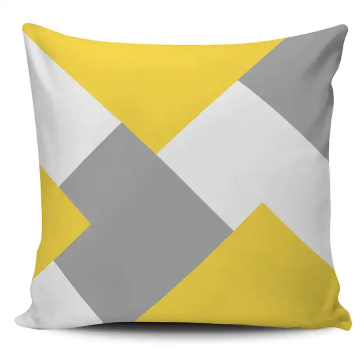 Manufacture Decorative Home High Quality Linen Striped Grid Cushion Covers Throw Pillow Cover Plain Sofa Cushion Cover