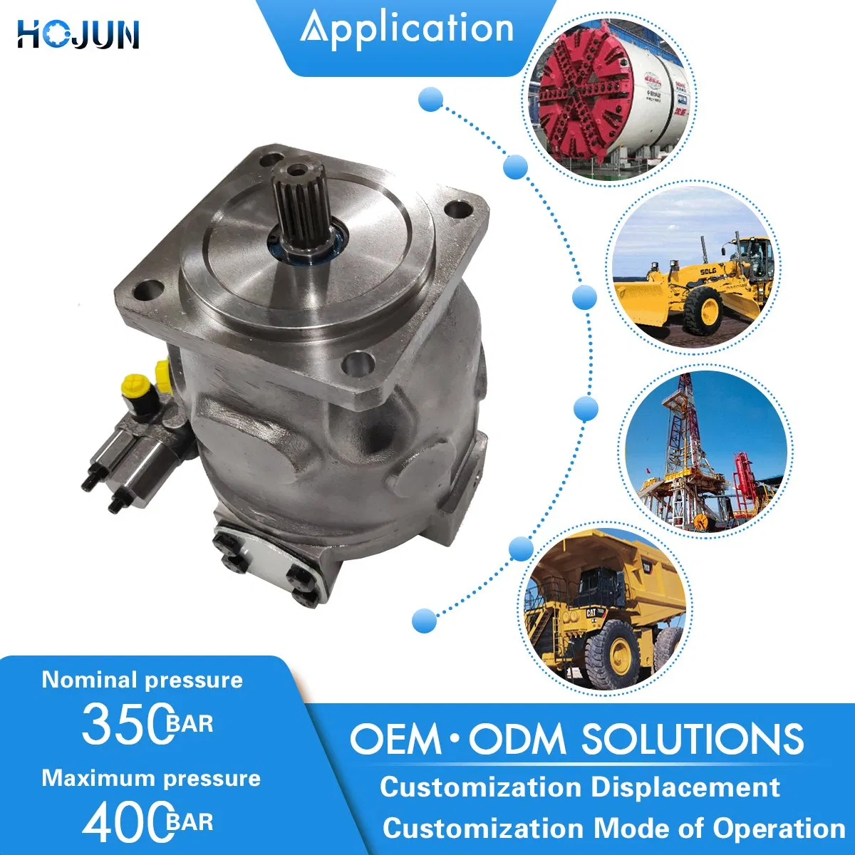 Гидравлический насос A10VSO 45/80/140 DR