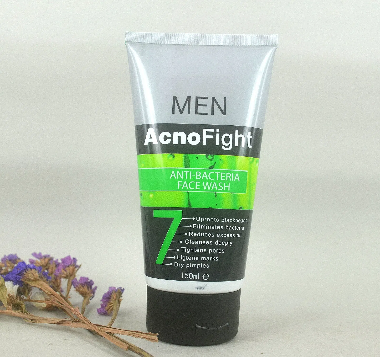 150ml Face Cream Men's White Active Face Cleanser Wash OEM/ODM