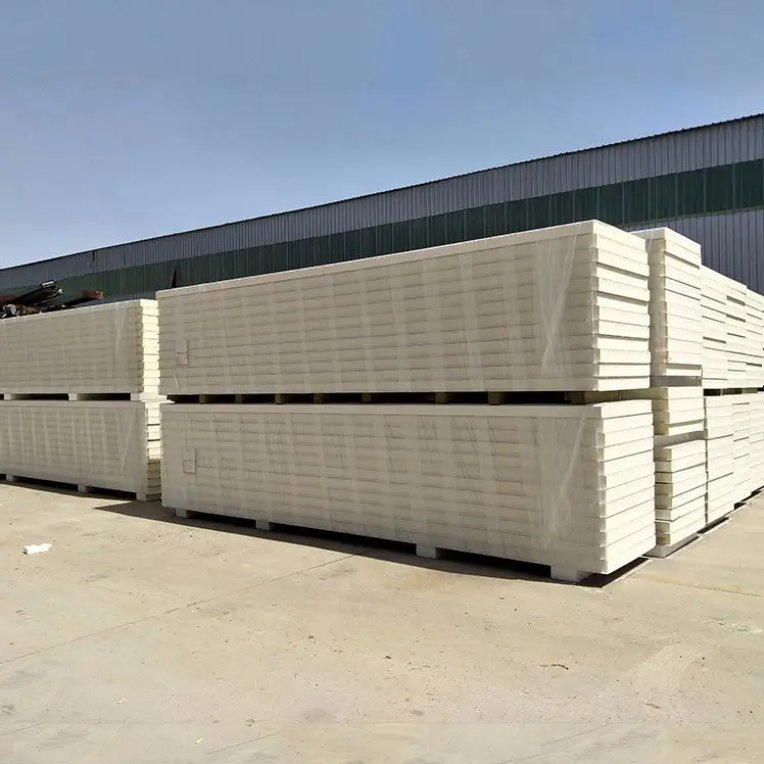 PU Rock Wool Glass Wool Wall Roof Sandwich Panels Heat Insultaion
