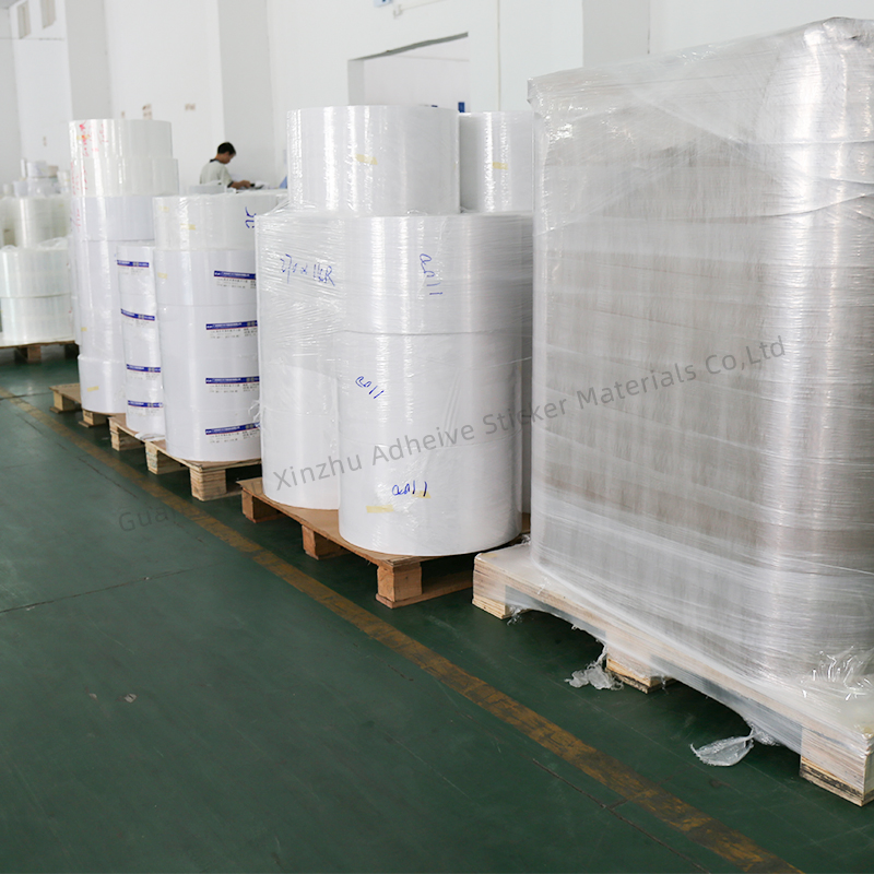 Removeable 75# Synthetic Paper Self-Adhesive Material Label Sticker