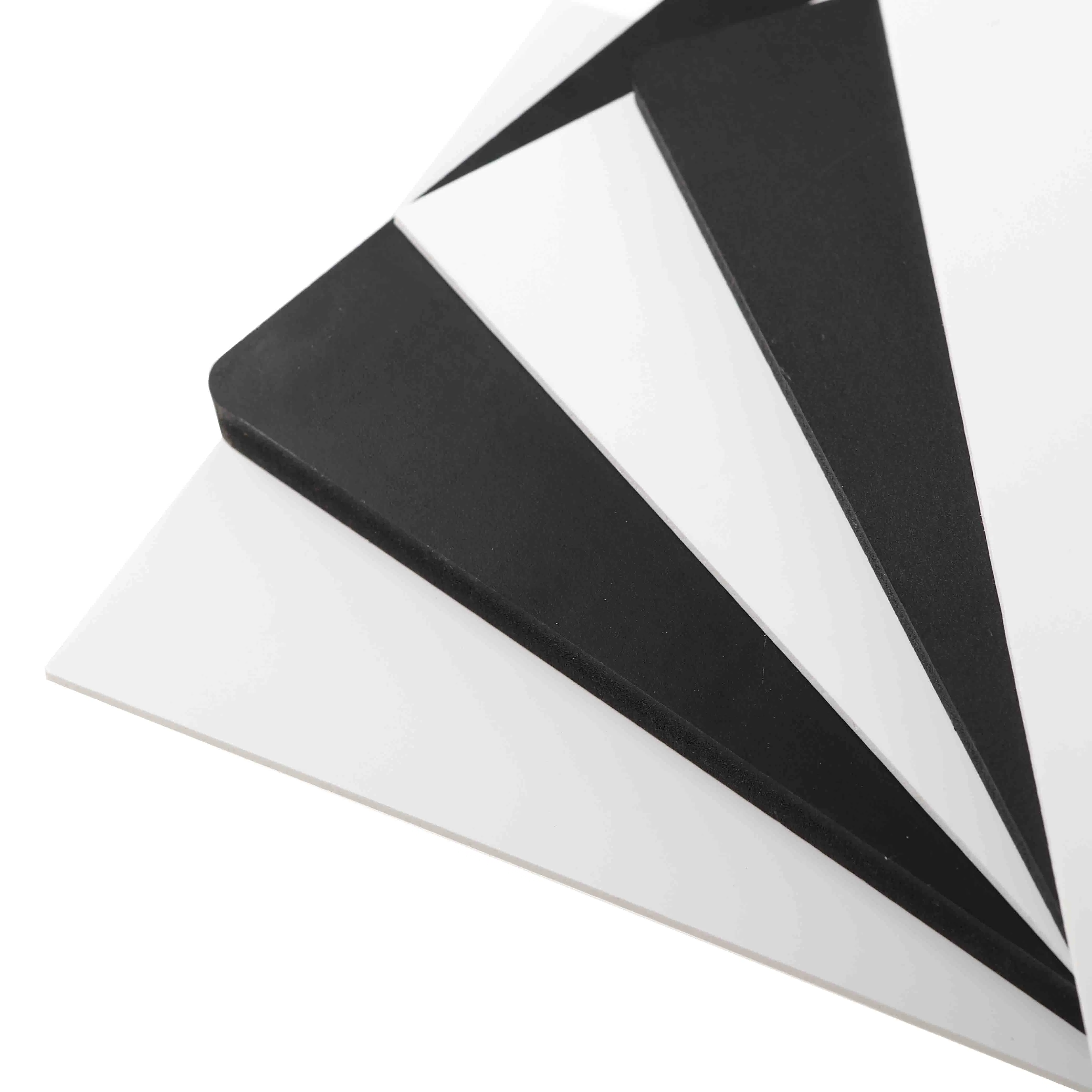 1220m*2440m 1-8mm White/Black PVC Free Foam Board for Printing and Engrave
