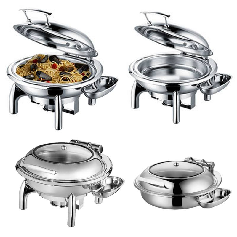 Hot Sale Buffet Equipment Stainless Steel Round Luxury Chafing Dish