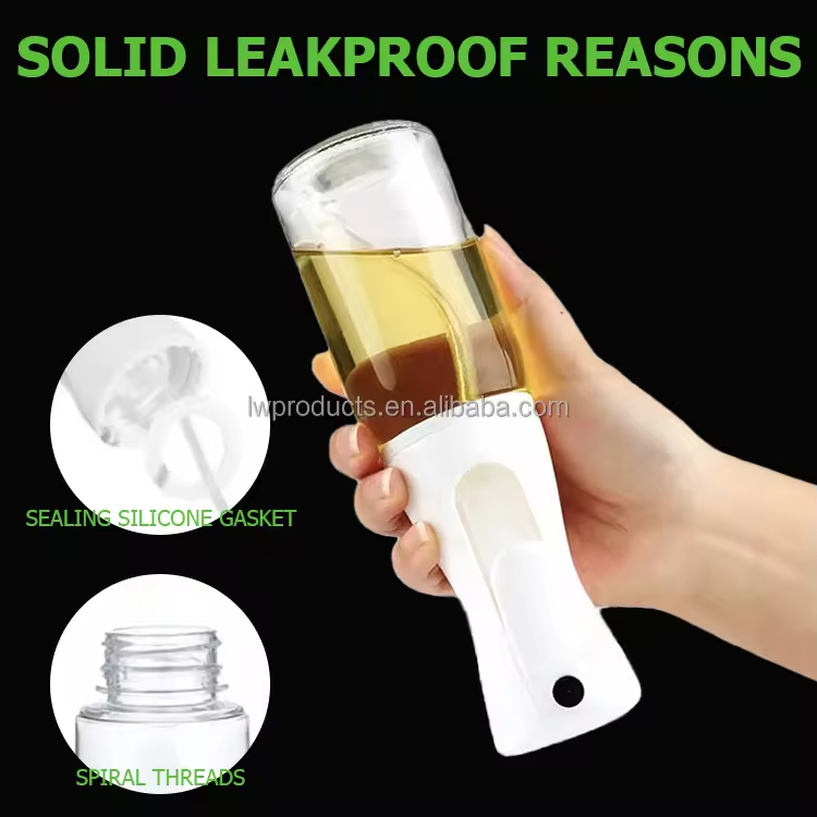 200ml Glass Oil Sprayer and Dispenser BBQ Cooking Sprayer Oil Kitchen Glass Spray Bottle Glass Spray Bottle Oil Spray Bottles