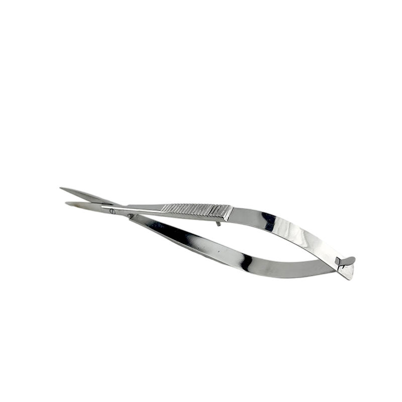 Perfect Plucking Eyebrow Scissors Curved Straight Spring Stainless Steel Eyebrow Tweezer