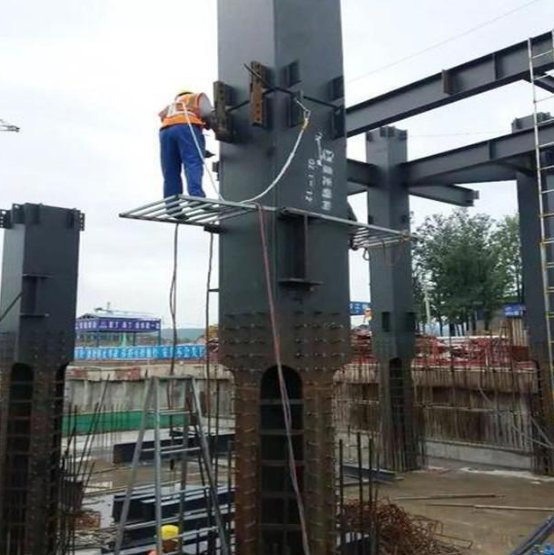 Durable Galvanized Steel Warehouse Structure for H-Beam Columns
