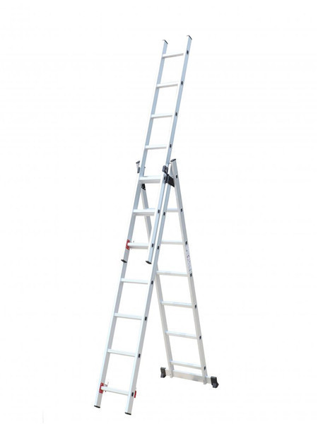 Hot Selling Multi-Purpose Foldable 3 Layer Safety Extension Aluminum Ladder
