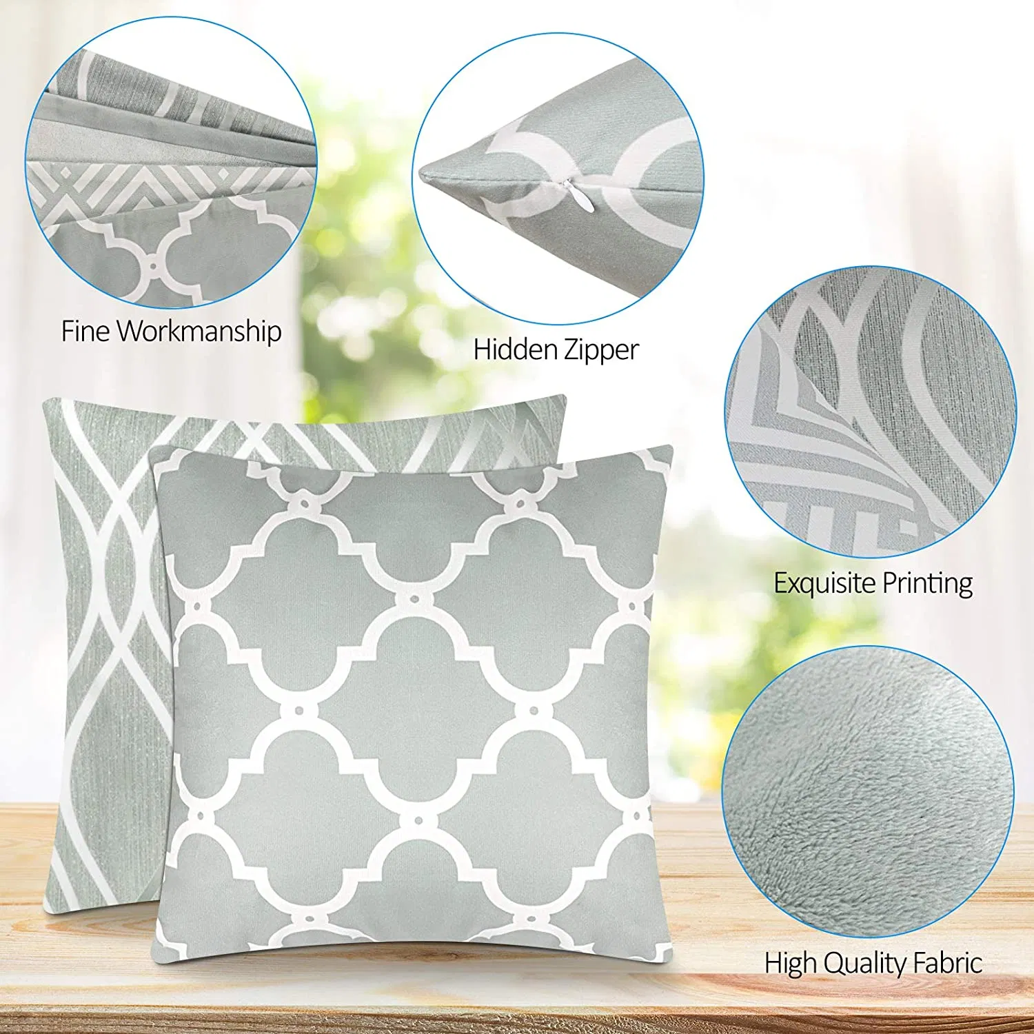 Wholesale Custom Print Decorative Throw Pillow Cover