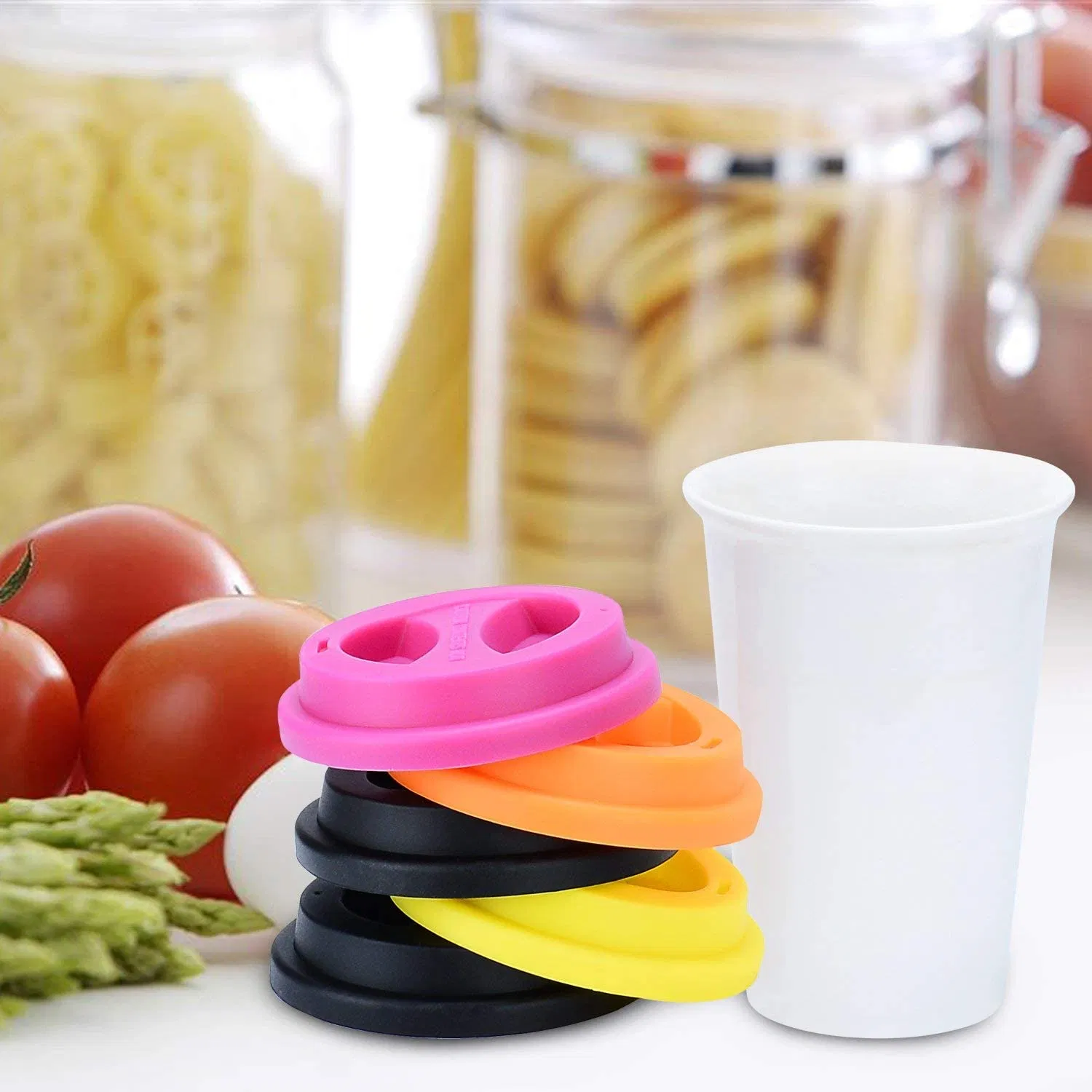 Thinner Softer Lids for Various Reusable Silicone Travel Mug Coffee Cups Cover